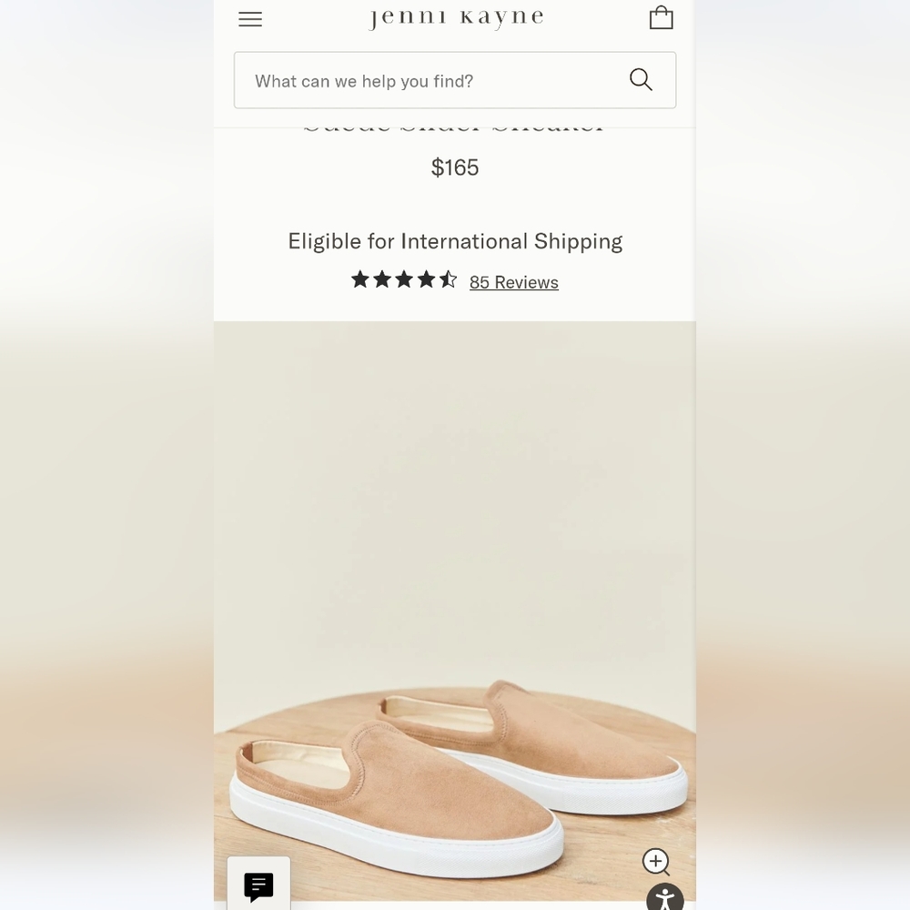 Jenni Kayne Suede Slider Sneaker 38
